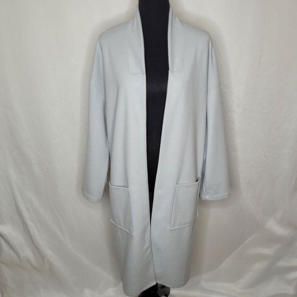 Leith Longline Open-Front Cardigan - Size L - Picture 3 of 13